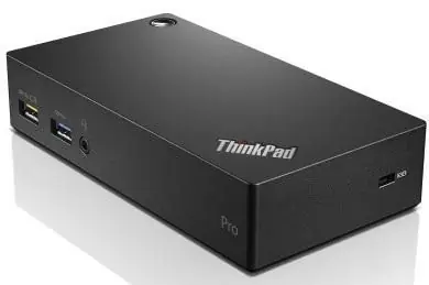 Lenovo ThinkPad USB 3.0 Pro Dock / Dokovací stanice / 3x USB 3.0 / 2x USB 2.0 / DisplayPort / RJ-45 / černá