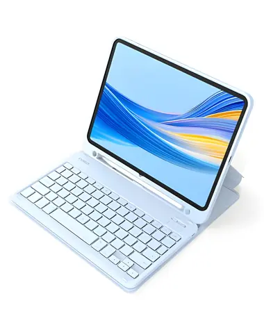 Inateck klávesnice pro iPad Air 11" modrá / Klávesnice / Bluetooth / QWERTZ / USB-C nabíjení