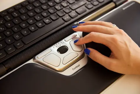 Contour RollerMouse Red Plus Thin Client / Myš s ergonomickou podložkou / 2800 DPI / 6 tlačítek / USB-C