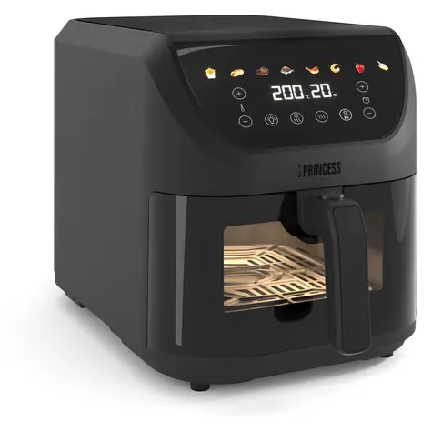 Princess SlimFry 182476 / Horkovzdušná fritéza / 8 l / 2000 W / 80-200 °C / 8 programů