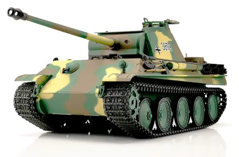 Amewi RC Panther Standard kamufláž / RC tank / 1:16 / RTR / 2,4 GHz / Li-Ion 1800 mAh