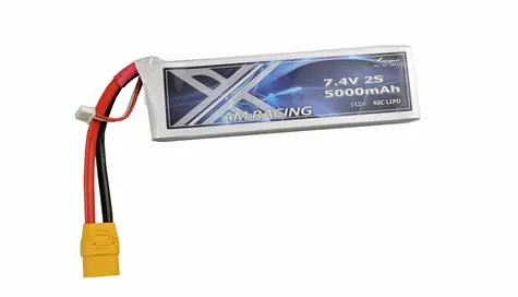 Amewi LiPo baterie 2S 7,4V 5000mAh XT90 / Akumulátor pro RC modely / 40C / 37 Wh / Softcase