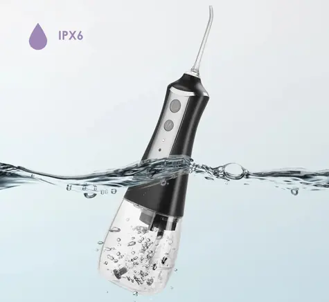 Extralink Beauty SmartLife L10 černá / Ústní sprcha / 3 režimy / 5 trysek / 300 ml / IPX6