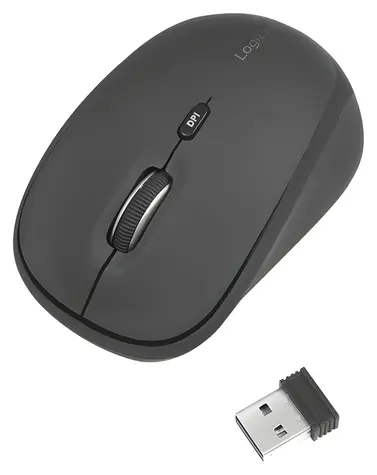 LogiLink bezdrátová myš černá / Myš / 2,4 GHz / 1600 DPI / 4 tlačítka