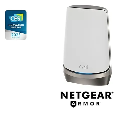 Netgear Orbi 960 / Router / Quad-Band WiFi 6E / 10,8 Gbps / 4x RJ-45 / 12 antén