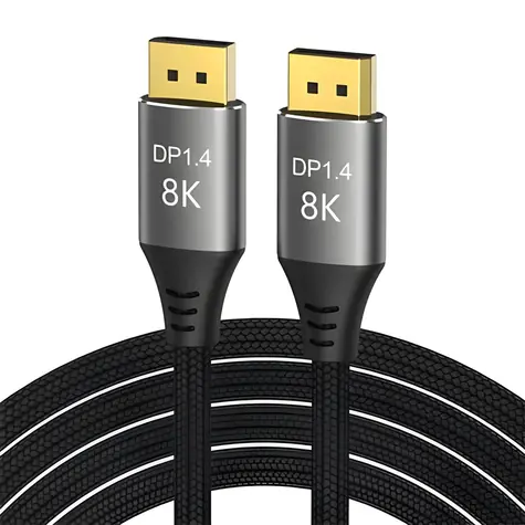 PremiumCord DisplayPort 1.4 kabel / Kabel / 9 m / 8K/60Hz / 32,4 Gbit/s / zlacené konektory
