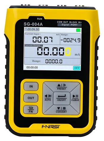 FNIRSI SG-004A / Generátor signálu / Mini / 2,4" LCD displej / USB-C / 3000 mAh