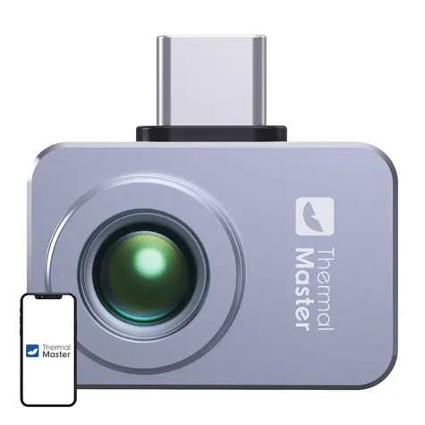 THERMAL MASTER P2 Pro USB-C / Termokamera / -20 až 600 °C / 256 × 192 px / 15x zoom / pro Android