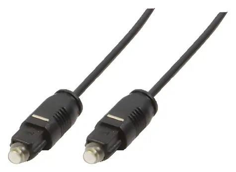 LogiLink optický audio kabel Toslink - Toslink černý / Optický audio kabel / 1 m
