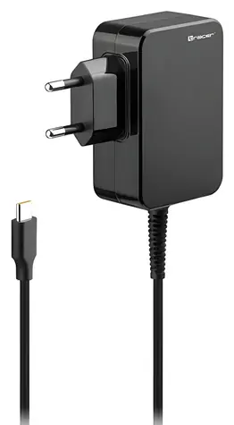 Tracer Prime 65W USB-C / Napájecí adaptér / 65W / USB-C / Power Delivery / 178 cm kabel