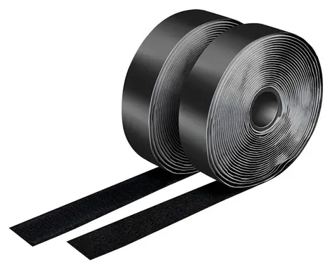 LogiLink Sada pásků se suchým zipem černá / Suchý zip na kabely / 25 mm / 5 m / 2 ks