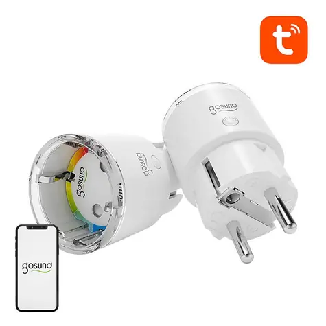 Gosund EP2 (2-pack) / Chytrá zásuvka / WiFi / 10A / Tuya