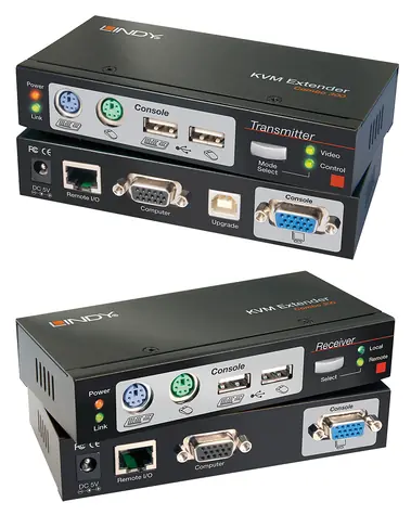 Lindy Combo 300 / KVM extender / VGA / PS/2 & USB / Cat5-6 UTP / 300 m