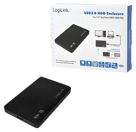 LogiLink UA0256 černá / Externí box pro 2.5" disk / SATA / USB 3.0