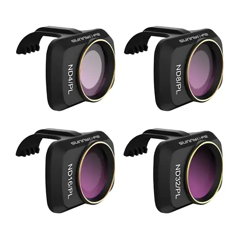 Sunnylife MM-FI9255 / Sada ND-PL filtrů / pro DJI Mini 2, Mini 2 SE / ND4, ND8, ND16, ND32