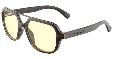 GUNNAR Humboldt Ebony / Herní brýle / jantárová skla / BLF 65 / GUNNAR focus