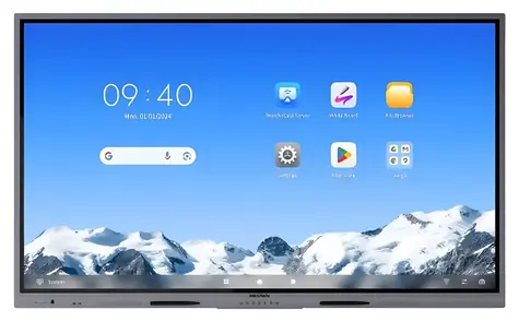 65" HIKVISION Interaktivní dotykový panel / 4K / Android 14 / 8GB/128GB / 480nit / 50bodový dotyk / Wi-Fi / BT
