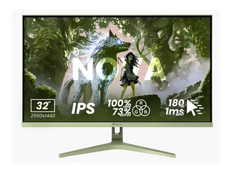 23,8" Arozzi Nova 24T1K200 zelená / Monitor / IPS / 1920x1080 / 200Hz / 1ms / HDMI / DP