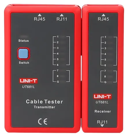 UNI-T UT681L / Tester síťových kabelů / RJ45 / RJ11