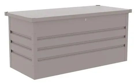 G21 Denver šedá / Zahradní box / Plechový / Objem 280 l
