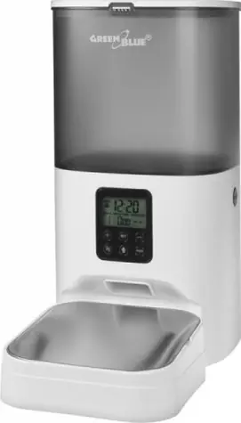 GREENBLUE Dávkovač krmiva GB393 / Automatický / 6 l / USB 5V