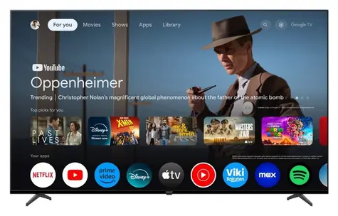 70" Sharp 70GL4260E černá / Televize / LED / 4K UHD / Google TV / Dolby Vision / HDMI x4