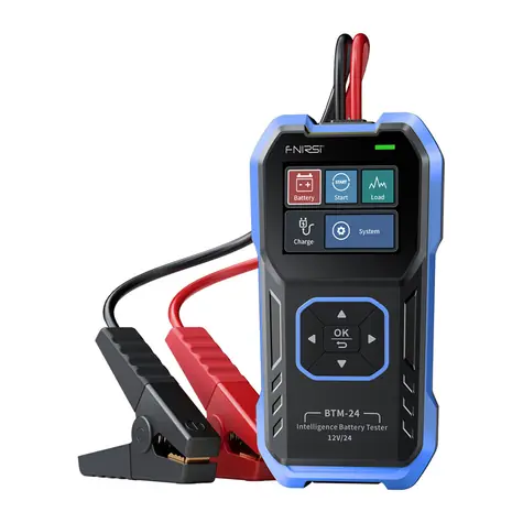 FNIRSI BTM-24 / Tester autobaterií / 12V/24V / 2000 A CCA / SOC / SOH / 2,4" TFT