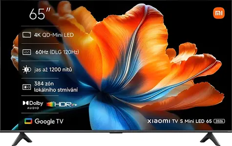 65" Xiaomi TV S Mini LED 65 2026 šedá / Televize / Mini LED / 4K UHD / 60Hz / HDR10+ / DVB-T2&C&S2