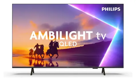 55" Philips 55PUS8450/12 černá / Televizor / QLED / 4K UHD / Ambilight / Wi-Fi 5 / BT 5.2 / 20W repro