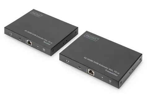 Digitus HDMI KVM Extender Set / Prodlužovač signálu / HDMI 2.0 / 70 m