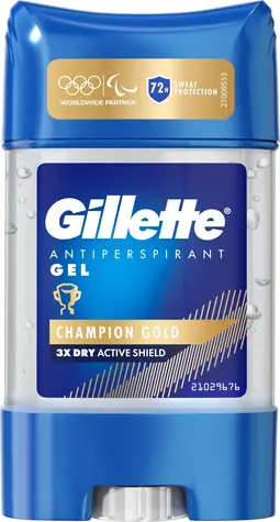 Gillette Champion Gold / Deodorant v gelu / pánský / 70 ml