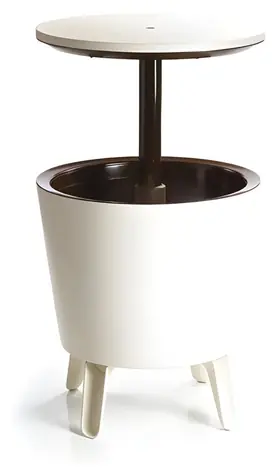 Keter Cool Bar krémová/hnědá / Zahradní stůl