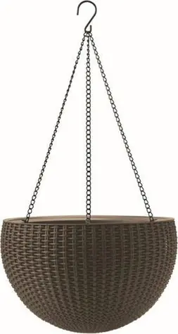 Keter Hanging Sphere mocha / Květináč / závěsný