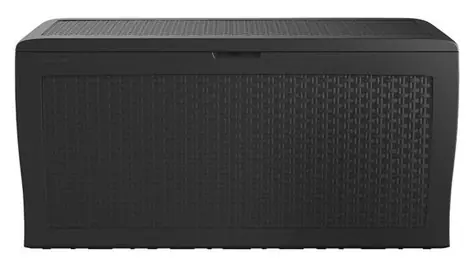 Keter Samoa Rattan 270 l grafitový / Zahradní box / Ratanový vzhled