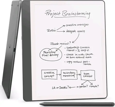Amazon Kindle Scribe 2024 16GB tungsten / Čtečka e-knih / 10,2" / Premium Pen / Wi-Fi / bez reklam