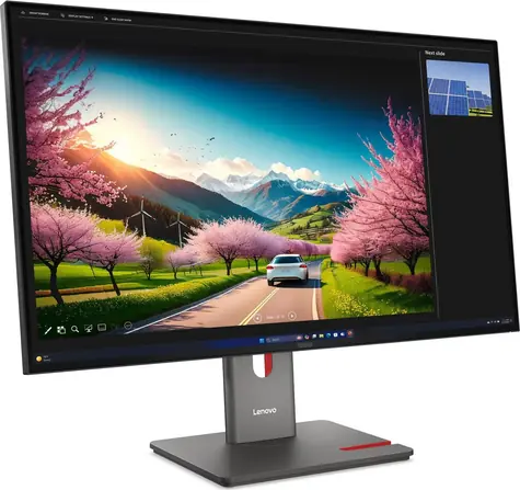 31,5" Lenovo ThinkVision P32UD-40 černá / Monitor / IPS / 4K UHD / 120Hz / Thunderbolt 4 / Pivot / VESA