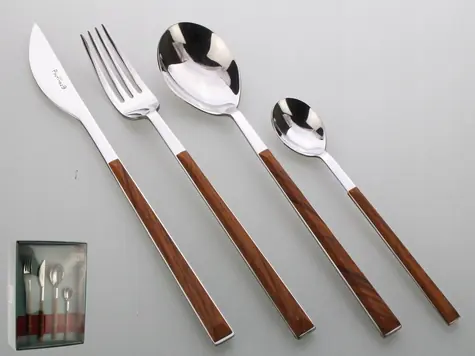 Pintinox Sushi Queen Mahogany 24 ks / Příborový set