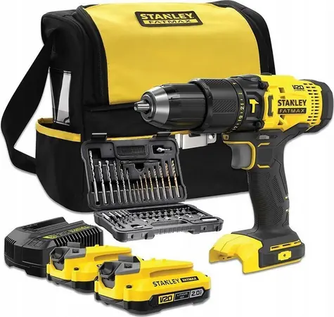 Stanley SFMCD711DSA / Aku vrtací šroubovák / 18 V / 2x akumulátor 2 Ah