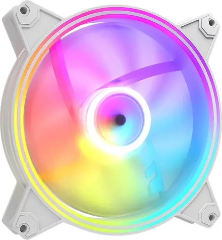 Modecom Volcano Apex 140 ARGB bílá / Ventilátor / 140 mm / ARGB