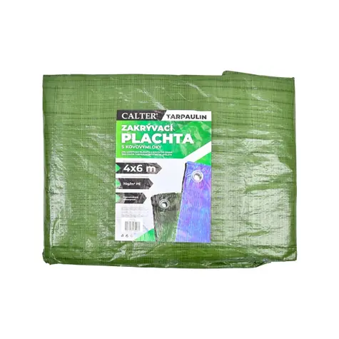 Rulyt Krycí plachta nepromokavá zelená / Krycí plachta / 4 x 6 m / 70 g/m2
