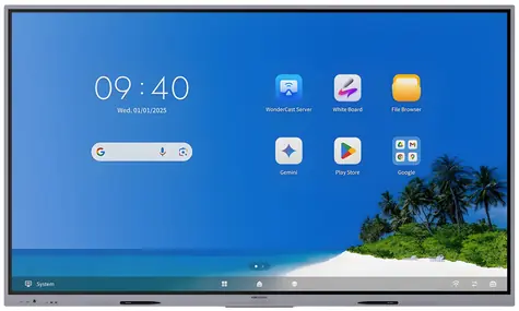 86" HIKVISION IFP / Dotykový panel / 4K / Android 14 / 8GB/128GB / 400 nit / 50 bodů