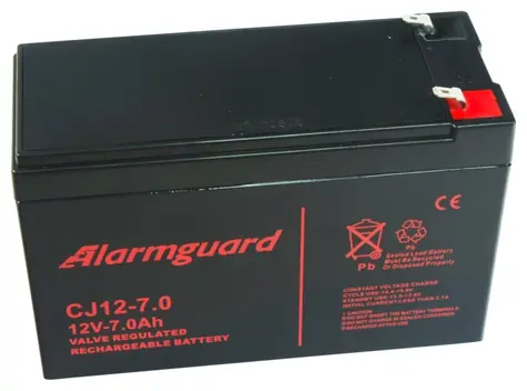 Alarmguard CJ12-7 / Olověný akumulátor / 12V / 7Ah / LongLife 5 let