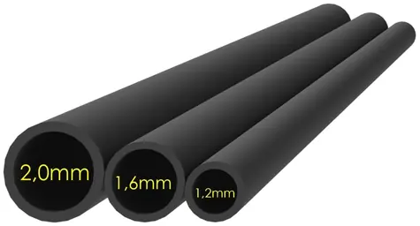 Suretti Smršťovací hadička 2 mm šedá / Smršťovací hadička / 2 mm