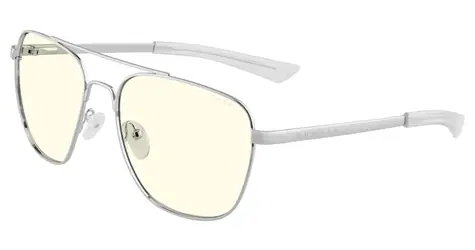 GUNNAR MUSTANG CHROME / Kancelářské/herní brýle / čirá skla / BLF 35 / GUNNAR focus