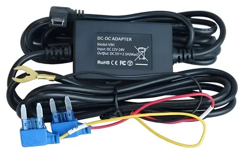 Dahua / Autonabíječka pro autokamery S6 a S8 / 5V / 2,5A / mini USB