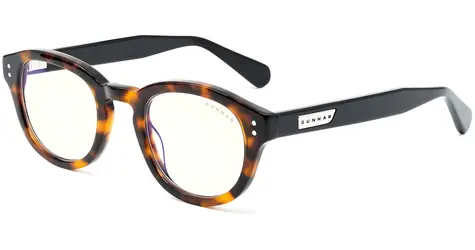 GUNNAR Emery Tortoise, Onyx / Kancelářské a herní brýle / čirá skla / BLF 35 / GUNNAR focus