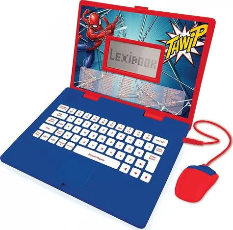LEXIBOOK Edukační laptop Spiderman / Anglicky, polsky