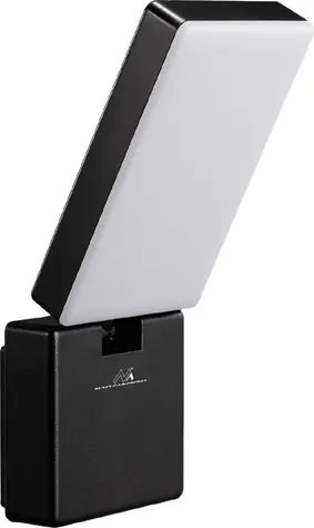 Maclean venkovní nástěnné LED svítidlo černá / Nástěnné svítidlo / 10 W / IP65 / 700 lm / neutrální bílá