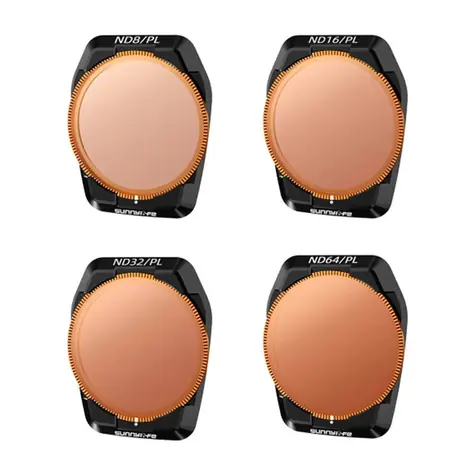 Sunnylife A3S-FI927 / Sada ND/PL filtrů / pro DJI Air 3S / 4 ks / ND8-ND64