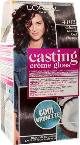 L’Oreal Paris Casting Creme Gloss 4102 chladný kaštan / Barva na vlasy